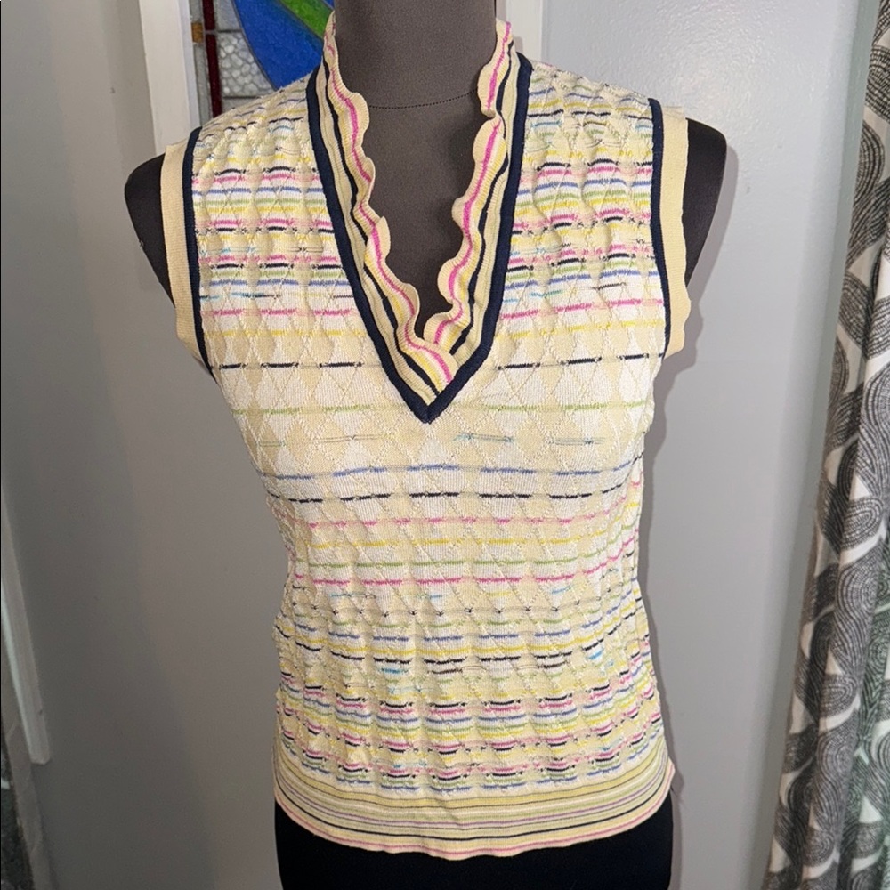 Missoni Vintage Knit Sweater Vest